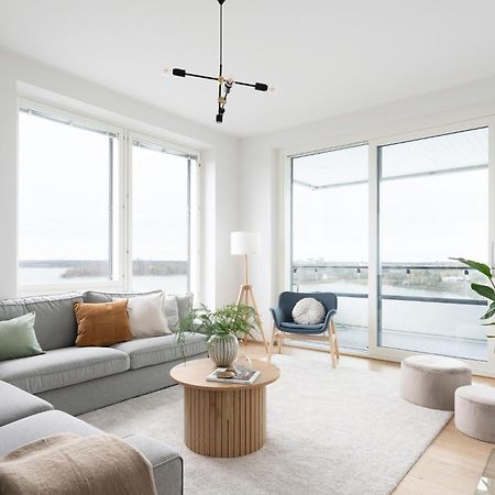 Luxury Penthouse With Stunning Sea Views & Private Sauna Helsínquia Exterior foto